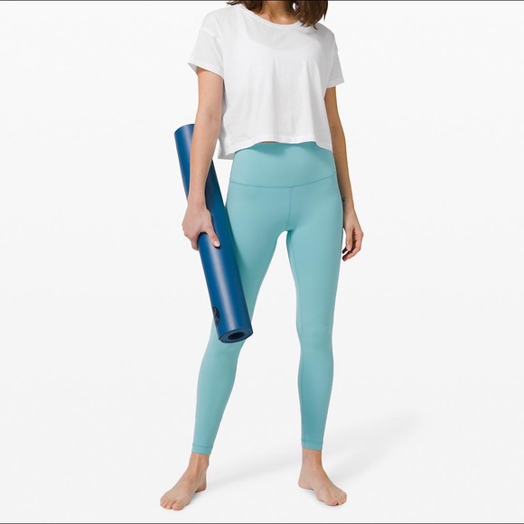 lululemon athletica Pants - Lululemon Tidewater Teal Align 28” Size 4